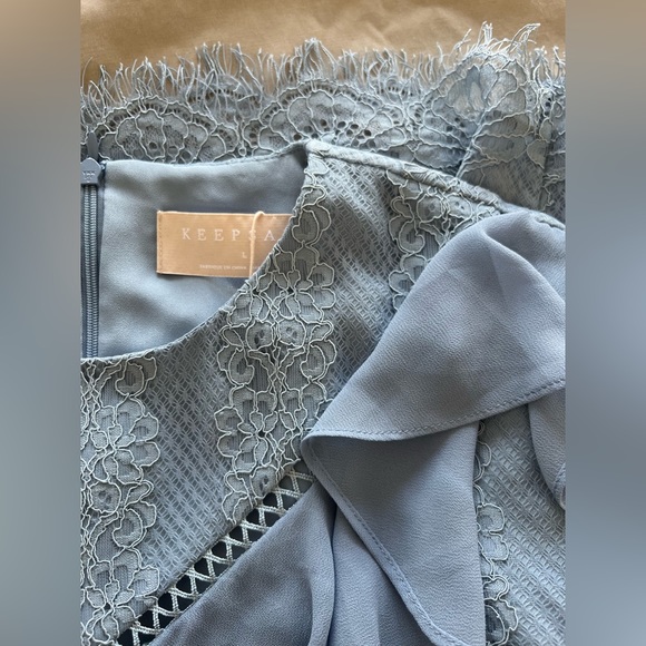 NWT Keepsake Better Days Lace Ruffle Dress - Picture 5 of 6